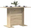 vidaXL Esstisch Sonoma-Eiche 110 x 60 x 75 cm Holzwerkstoff Produktbild-Vorschau 3