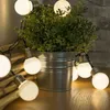 Solární girlanda bílá 10LED BALLS 309280 Polux Náhled obrázku produktu 3