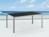 BELIANI Gartentisch Schwarz und Silber Aluminium mit Produktbild-Vorschau 2