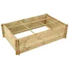 vidaXL Podwyższone łóżko 150x100x40 cm z impregnowanego Podgląd zdjęcia produktu 13