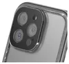 A close-up view of the camera module of a smartphone, likely an iPhone 15 Pro Max, encased in a clear protective case. Náhled obrázku produktu