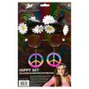 Hippie Accessoire Set - Ohrringe, Brille und Stirnband - Produktbild-Vorschau 4