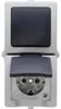 Kopp 138556008, Typ F, CEE 7/4, Schwarz, Grau, Thermoplast, Produktbild-Vorschau 6