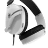 A close-up, angled view of a white gaming headset. Anteprima dell’immagine prodotto