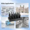 Collage of images showing different applications for walkie-talkies, including a factory, school, logistics, and restaurant. Náhľad obrázku produktu