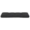 vidaXL Palettenkissen Schwarz 120x40x12 cm Stoff Produktbild-Vorschau 5