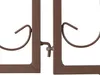 Relaxdays Beetzaun Metall, HxB: 46 x 57 cm, Garten Produktbild-Vorschau 6