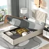 MODFU Čalouněná postel Boxspring hydraulická 90 × 200 cm s Náhled obrázku produktu 9