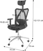Bürostuhl MCW-O64, Schreibtischstuhl, ergonomisch, Produktbild-Vorschau 10