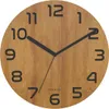 Unilux Moderne Wanduhr BALI PALMA, Ziffernblatt aus Bambus Produktbild-Vorschau 1
