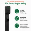 Wandbox-standaard voor Hager wandladers – Zwart – Productafbeelding-voorbeeld 5