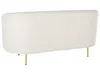 BELIANI Sofa Weiß Bouclé Stoffbezug 2-Sitzer mit Armlehnen Produktbild-Vorschau 8
