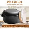 Brotbackform mit Deckel inkl. Gärkorb - Robuste 26cm Produktbild-Vorschau 13