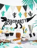 Girlande Dinosaurier Party 20x90cm schwarz Produktbild-Vorschau 6