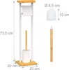 Ensemble de toilettes Relaxdays, tablette, modèle sur pied, Voir les images du produit 4
