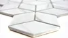 Handmuster Mosaik Fliese Keramik weiß Diamant POV Carrara Produktbild-Vorschau 3