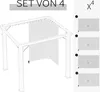 Ścianki boczne do altany OUTSUNNY 84C-226V02BG - A Podgląd zdjęcia produktu 3