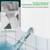 Water being poured out of a white bucket, demonstrating a drainage feature. Produktbild-Vorschau