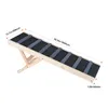 A wooden ramp for pets with textured grip strips. Produktbild-Vorschau
