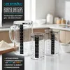 Arendo Messbecher aus Glas, 3er set350ml, 500 ml & 1000 ml Produktbild-Vorschau 3