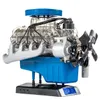 A model of a Ford Mustang V8 engine on a display stand. Produktbild-Vorschau
