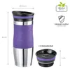 Thermobecher 400 ml inklusive 1 Extradeckel Produktbild-Vorschau 3