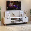 Szafka RTV pod telewizor biała komoda 140CM Podgląd zdjęcia produktu 3