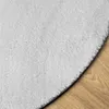 vidaXL Teppich HUARTE Kurzflor Weich und Waschbar Grau Ø Produktbild-Vorschau 4