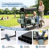 Sekey Bollerwagen Faltbar mit Dach Zwillingsmodus Produktbild-Vorschau 6