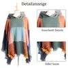 Poncho Damen Winter Warm Elegantfür Geburtstag Weihnachten Produktbild-Vorschau 3