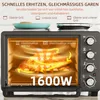 HOMCOM Minibackofen 28 L 2600W Mini Backofen 100-230℃ 60 Produktbild-Vorschau 7