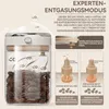 Kaffeebohnen Glas 1100 ml luftdicht – Mit Einwegventil & Produktbild-Vorschau 2