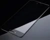 A close-up shot of a transparent screen protector for a smartphone, placed on a black reflective surface. Produktbild-Vorschau