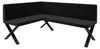 Hoekbank Akiko Metal X-130x130-Inari100, bekleed | Productafbeelding-voorbeeld 1