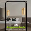 ZMH LED nástěnné světlo vnitřní nástěnné svítidlo 12W Náhled obrázku produktu 5