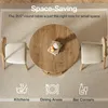 Tribesigns Table de repas ronde pour 2 personnes, 80 cm Voir les images du produit 6