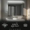 Wandspiegel mit Beleuchtung 110x50 cm Everly - Horizontal Produktbild-Vorschau 1