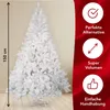 Xonic® Claus weißer künstlicher Weihnachtsbaum 150cm – Produktbild-Vorschau 2