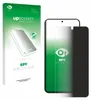 A product package for a screen protector is shown next to a smartphone with the screen protector applied. Produktbild-Vorschau