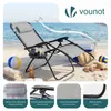 VOUNOT® Liegestuhl Klappbar, Relaxstuhl Garten mit Produktbild-Vorschau 5