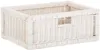 KRINES HOME Stabiles Set / 2 Regalkorb mit Holzrahmen Produktbild-Vorschau 3
