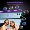 A marketing image showcasing a tablet with its camera features and a screen displaying two people. Produktbild-Vorschau