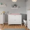 Wickelkommode Vitalispa Ajaton Weiß 108 x 98 cm mit 2 Produktbild-Vorschau 4