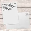 Mr. & Mrs. Panda Postkarte Hunde sind nicht unser... - Weiß Produktbild-Vorschau 3