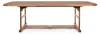 Ausziehbarer Gartentisch aus Akazienholz 100x180–240 cm Produktbild-Vorschau 3
