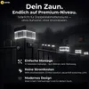 6040 Solar Zaunleuchte LED für Doppelstabmattenzäune und Produktbild-Vorschau 8