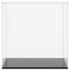 A clear acrylic display box with a black base. Voir les images du produit
