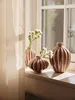 Broste Copenhagen Amalie Vase Fawn 3er Set Produktbild-Vorschau 3