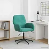 Chaise de bureau vidaXL, turquoise, velours, 54 x 55 x 90 Voir les images du produit 2