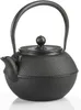 Dimono Asiatische Teekanne aus Gusseisen Schwarz | 1,3L Tee Produktbild-Vorschau 2